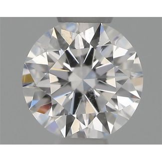 0.30 Carat Round E SI2 EX GIA Natural Diamond