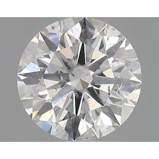 0.5 Carat Round F SI2 EX GIA Natural Diamond