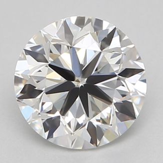 0.7 Carat Round F VVS2 VG EX GIA Natural Diamond