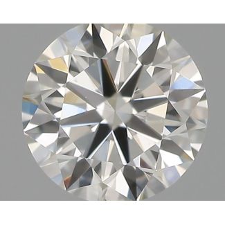 0.34 Carat Round G VS1 EX IGI Natural Diamond