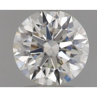 0.3 Carat Round H VVS1 EX IGI Natural Diamond