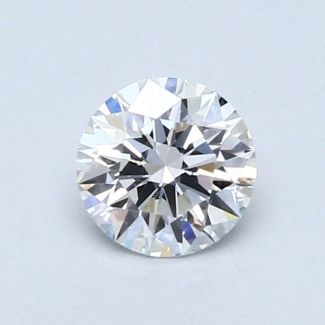 0.57 Carat Round D VS2 EX GIA Natural Diamond