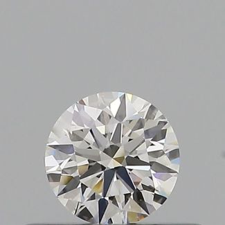 0.26 Carat Round H VVS1 EX GIA Natural Diamond