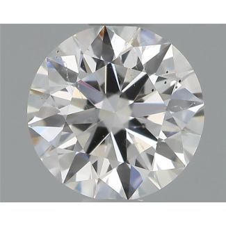 0.62 Carat Round E SI2 EX VG GIA Natural Diamond