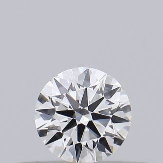 0.20 Carat Round G VVS2 VG EX GIA Natural Diamond