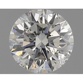 0.5 Carat Round H SI2 EX GIA Natural Diamond