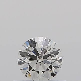 0.35 Carat Round K SI1 EX GIA Natural Diamond