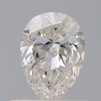 0.50 Carat Pear H VVS1 - EX VG GIA Natural Diamond