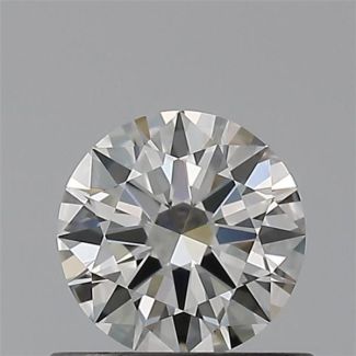 0.50 Carat Round H VVS1 EX IGI Natural Diamond