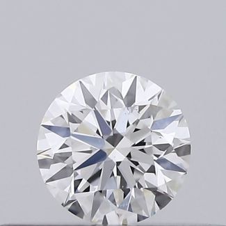 0.18 Carat Round D VS2 EX GIA Natural Diamond