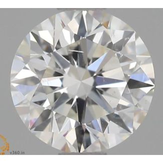 1.0 Carat Round H SI1 EX GIA Natural Diamond