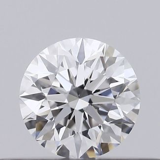 0.26 Carat Round D VS2 EX GIA Natural Diamond