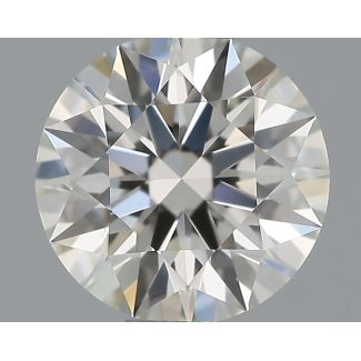 0.53 Carat Round H VS1 EX IGI Natural Diamond