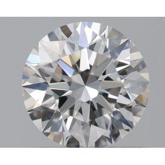 0.5 Carat Round F VVS2 EX GIA Natural Diamond