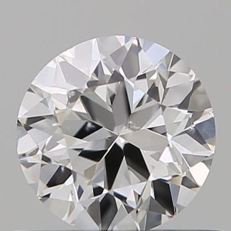 0.40 Carat Round D VS2 EX VG GIA Natural Diamond