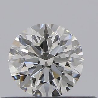 0.30 Carat Round H VVS2 EX GIA Natural Diamond