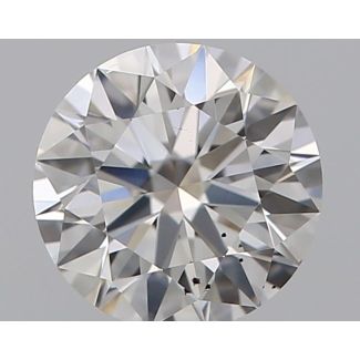 0.5 Carat Round F SI1 EX GIA Natural Diamond