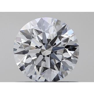 0.62 Carat Round D VVS2 EX GIA Natural Diamond