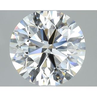 2.5 Carat Round G VVS1 EX GIA Natural Diamond