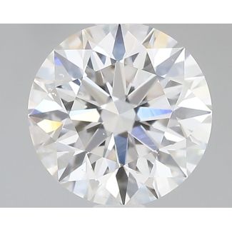 1.51 Carat Round F SI1 EX GIA Natural Diamond