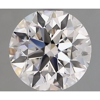 0.95 Carat Round F VVS1 EX GIA Natural Diamond