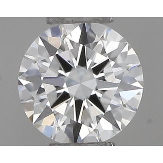 0.23 Carat Round F VVS1 EX GIA Natural Diamond