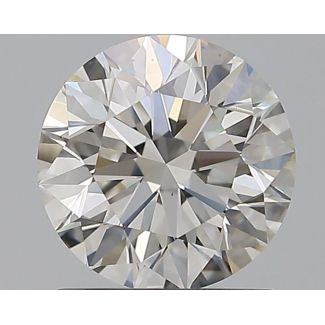 1.03 Carat Round H VS1 EX GIA Natural Diamond