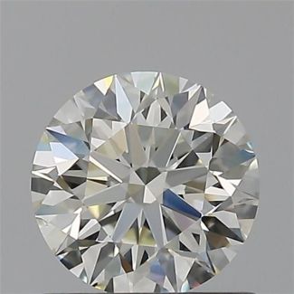 0.74 Carat Round H VS1 EX IGI Natural Diamond