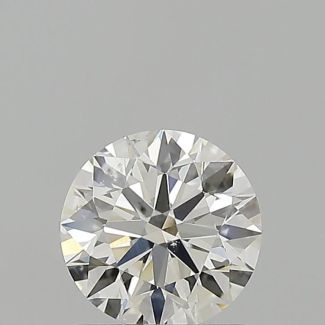 0.9 Carat Round H SI1 EX GIA Natural Diamond