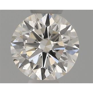 0.30 Carat Round H SI1 EX VG GIA Natural Diamond