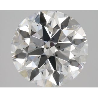 2.01 Carat Round E SI1 EX VG GIA Natural Diamond