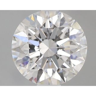 0.5 Carat Round D VVS1 EX GIA Natural Diamond