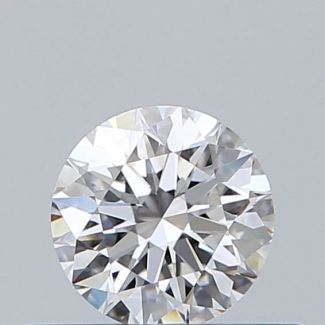 0.4 Carat Round F VVS1 EX VG GIA Natural Diamond