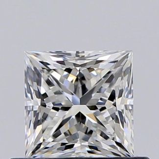 0.51 Carat Princess F VVS1 - EX VG GIA Natural Diamond