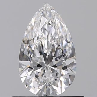 0.51 Carat Pear D SI1 - VG GIA Natural Diamond