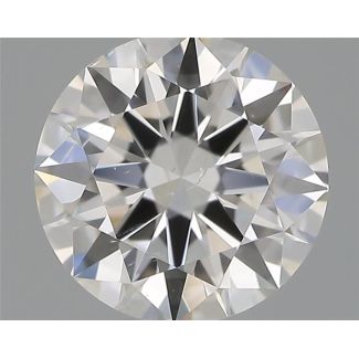 0.50 Carat Round E SI2 EX GIA Natural Diamond