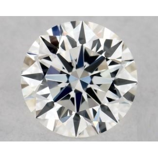 0.43 Carat Round F VVS1 EX GIA Natural Diamond