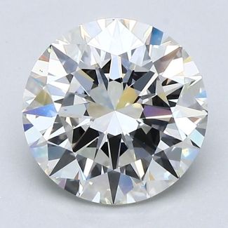 2.01 Carat Round I VS1 EX GIA Natural Diamond