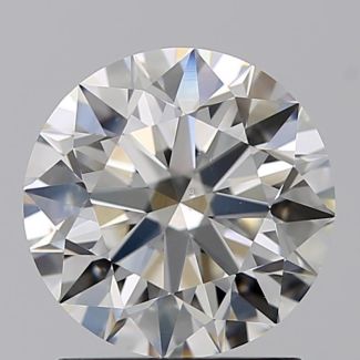 1.33 Carat Round I SI1 EX GIA Natural Diamond