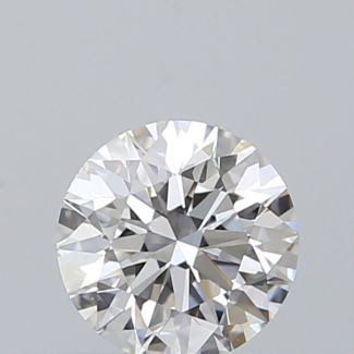 0.35 Carat Round E VVS2 EX GIA Natural Diamond