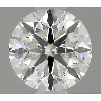 0.5 Carat Round G SI2 EX GIA Natural Diamond