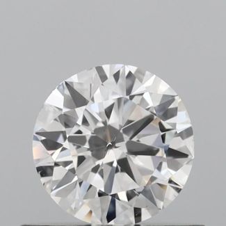 0.5 Carat Round G SI2 VG EX GIA Natural Diamond