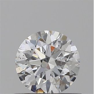 0.45 Carat Round D SI1 EX GIA Natural Diamond