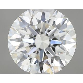 0.6 Carat Round I VVS2 EX GIA Natural Diamond