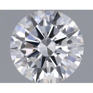 0.34 Carat Round E VVS1 EX GIA Natural Diamond