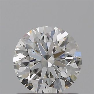 0.70 Carat Round G SI1 EX GIA Natural Diamond