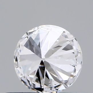 0.43 Carat Round D VS2 EX GIA Natural Diamond