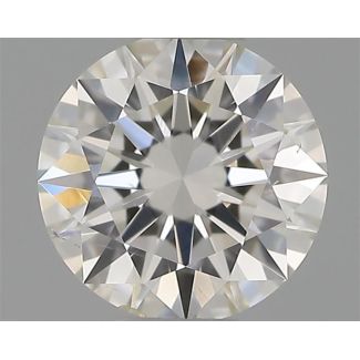 0.32 Carat Round H SI1 EX IGI Natural Diamond