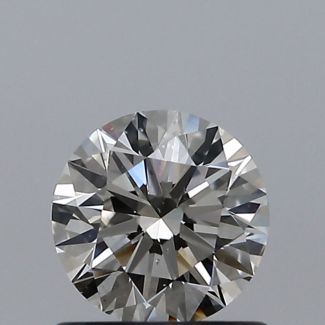 0.65 Carat Round J VS2 EX GIA Natural Diamond