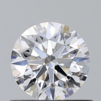 0.52 Carat Round D VS1 EX GIA Natural Diamond